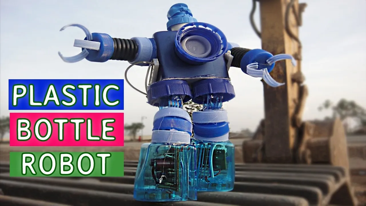 Zdjęcie Jak zrobić robota z butelek plastikowych - prosty sposób na recykling