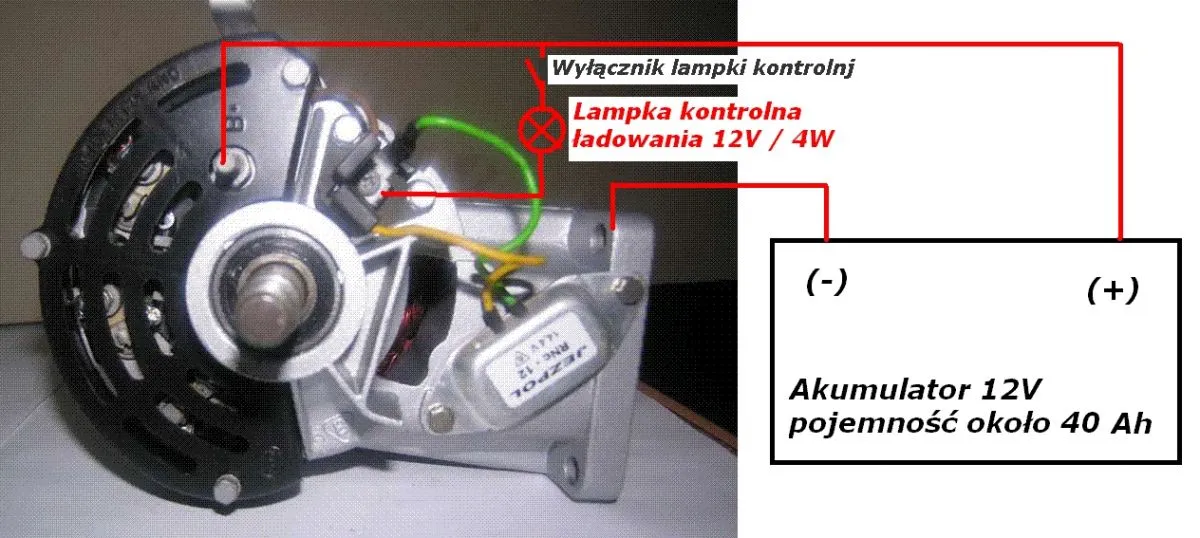Zdjęcie Jak podłączyć alternator w fiacie 126p bez błędów i problemów