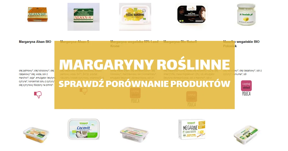 Zdjęcie Czy margaryna jest wegańska? Sprawdź, co naprawdę zawiera!