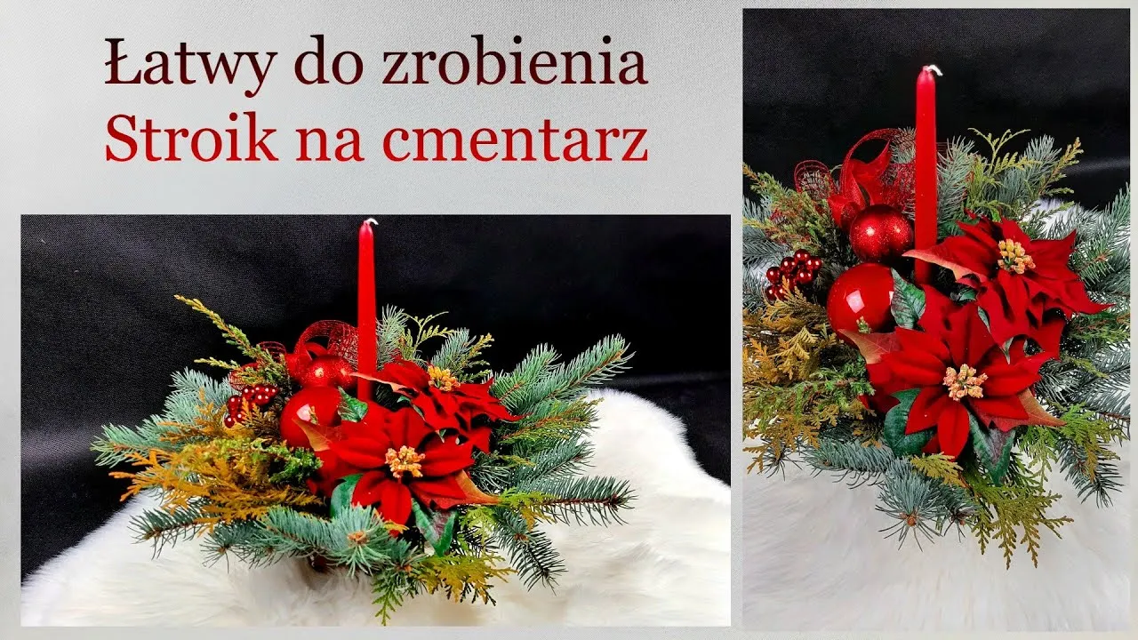 Zdjęcie Jak zrobić stroik świąteczny na cmentarz, aby uczcić bliskich