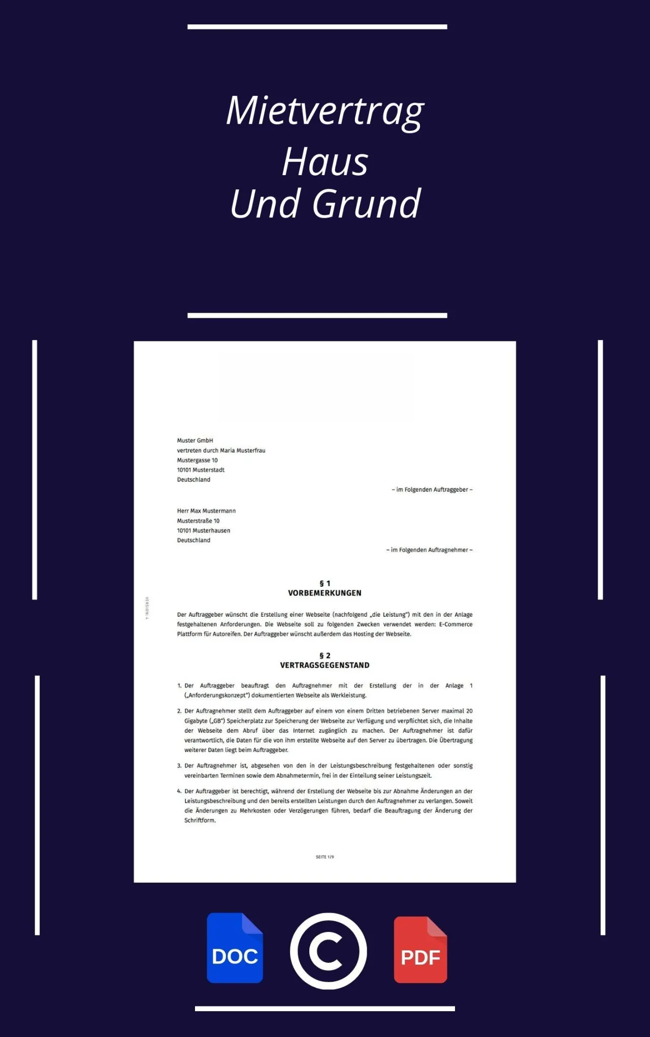 Zdjęcie Haus und Grund Mietvertrag: Rechtssichere Verträge für Vermieter und Mieter