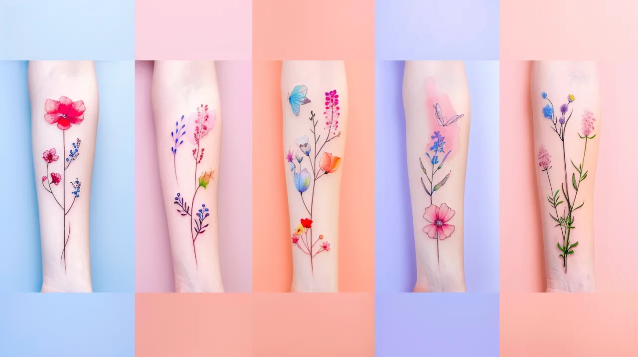 Zdjęcie Damski tatuaż na ramieniu: 9 inspirujących wzorów