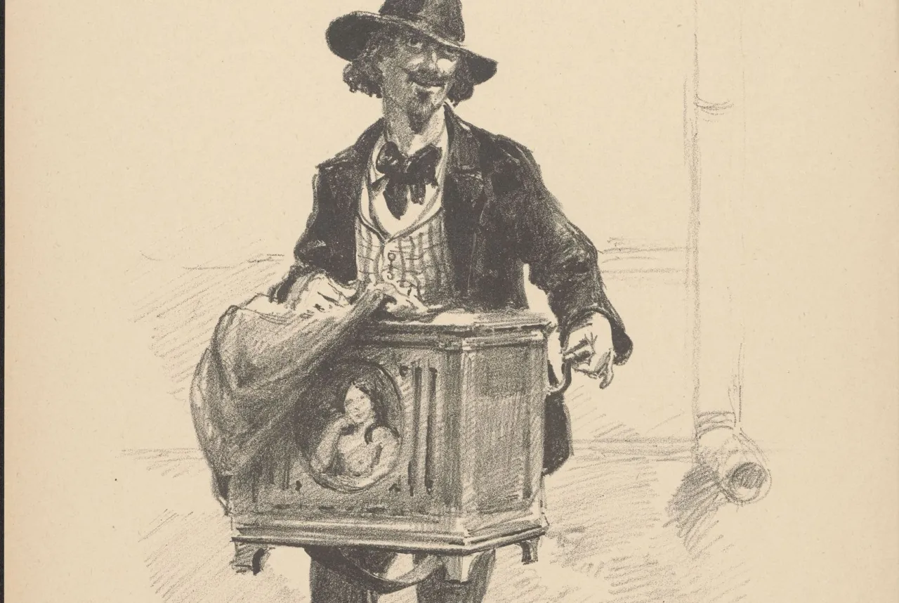 niewidoma dziewczynka katarynka ilustracja