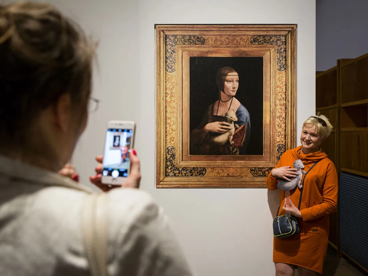 Dama z Gronostajem Muzeum Czartoryskich