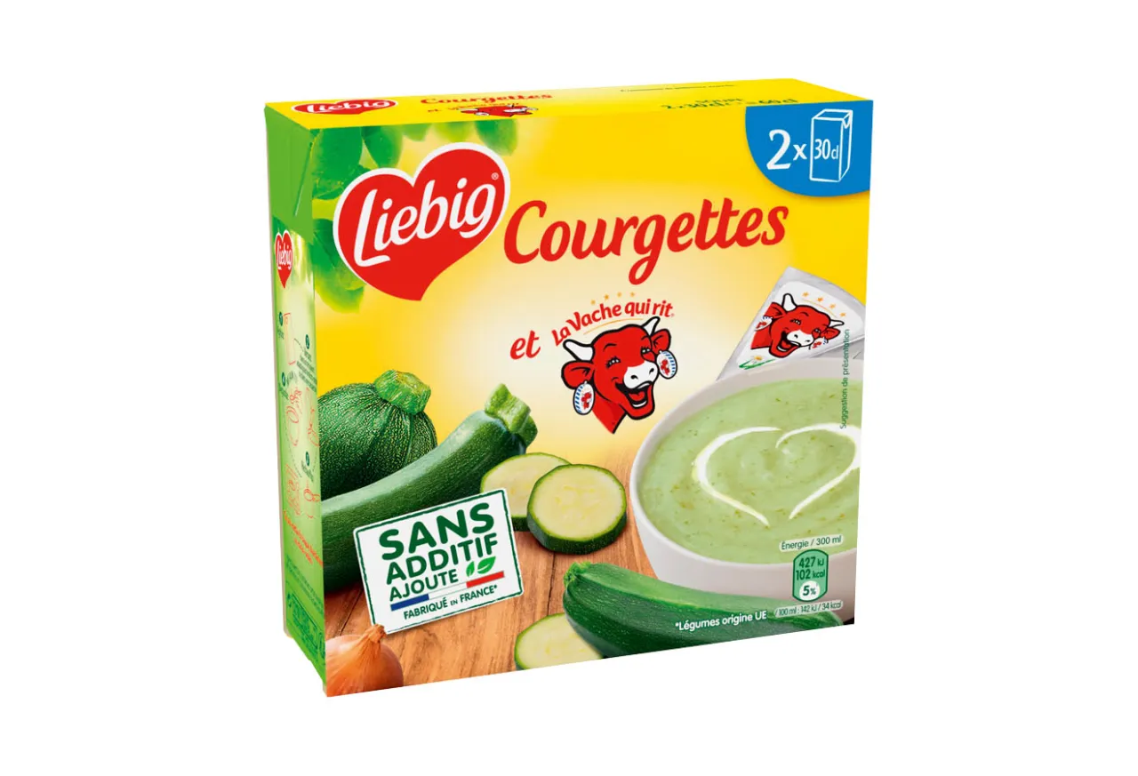 Soupe courgette Kiri variantes