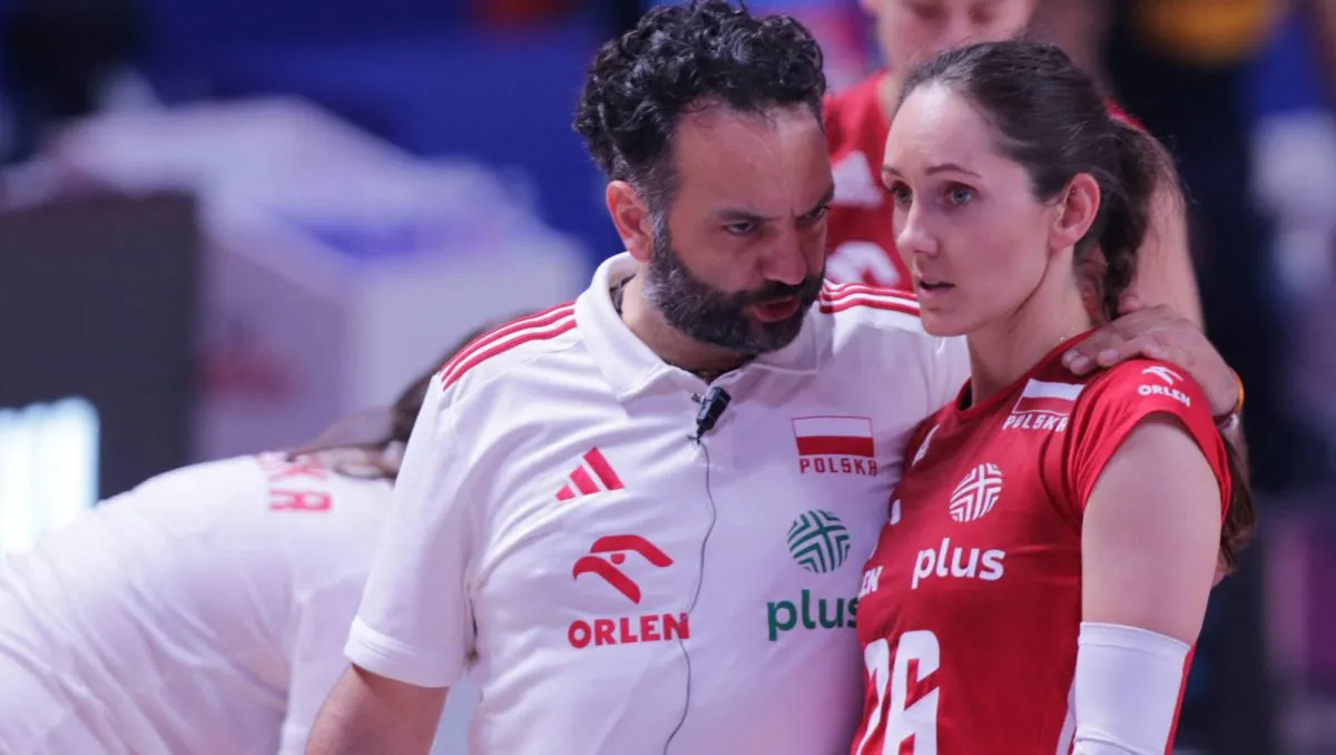 Stefano Lavarini z polską reprezentacją siatkarek