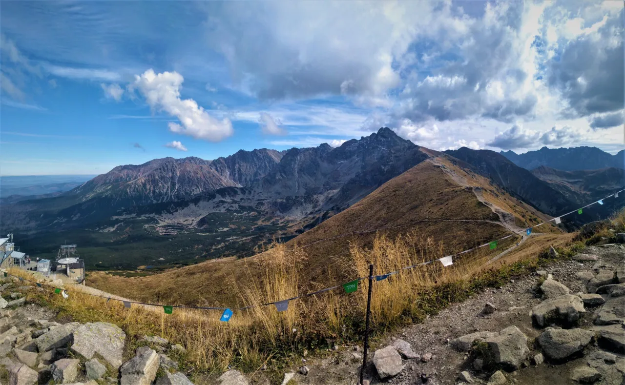 panorama z Kasprowego Wierchu Tatry