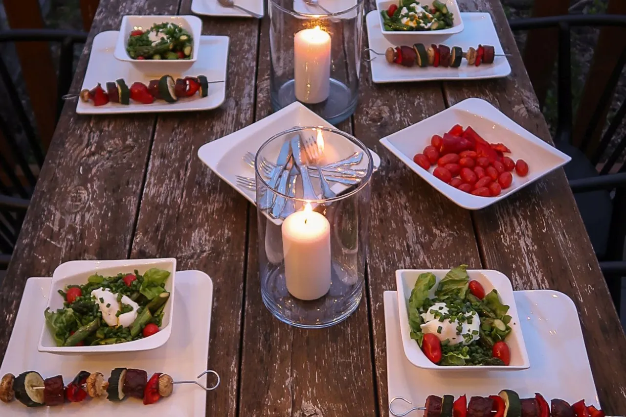 Grill party z przystawkami