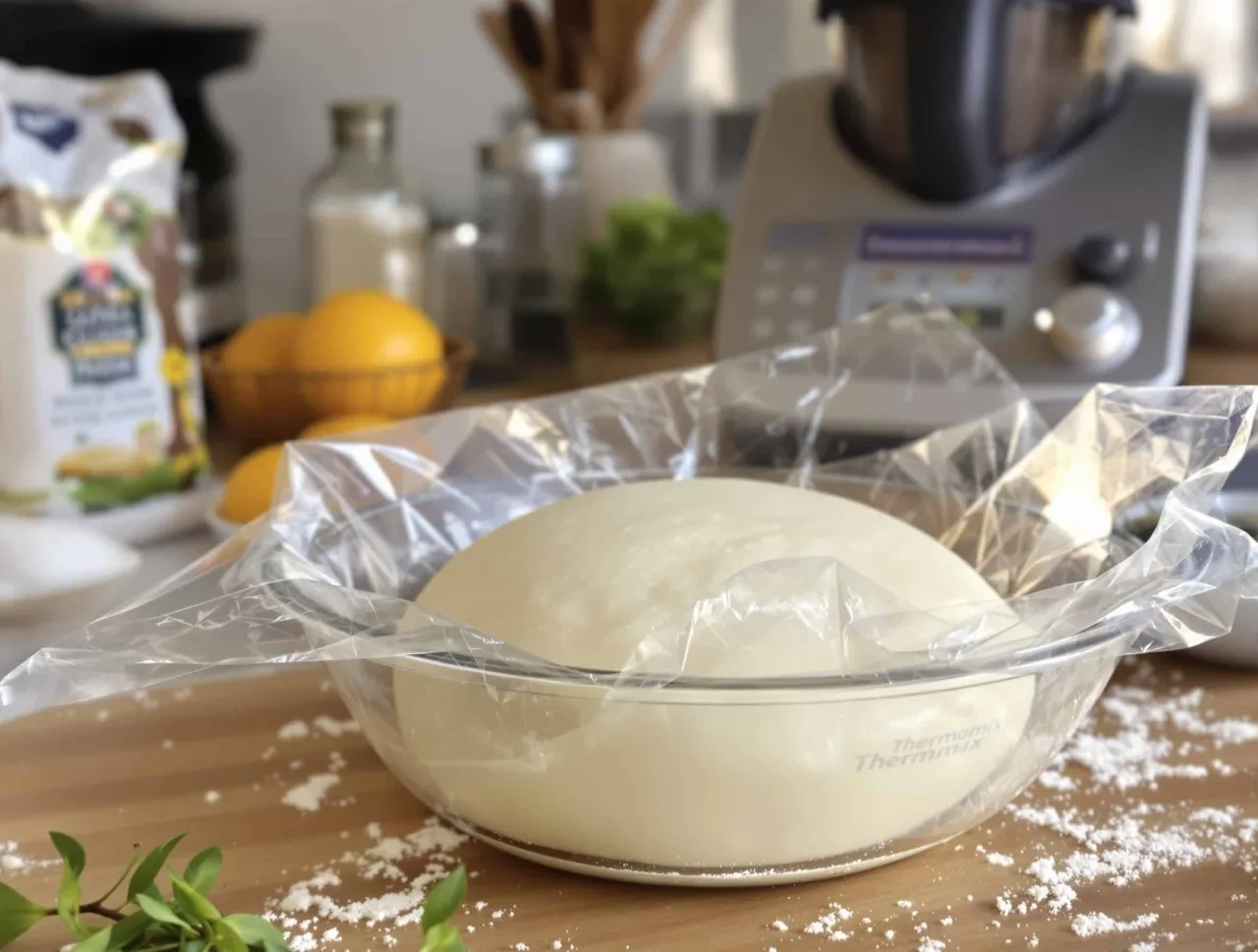 Thermomix p&eacute;trir p&acirc;te &agrave; pizza