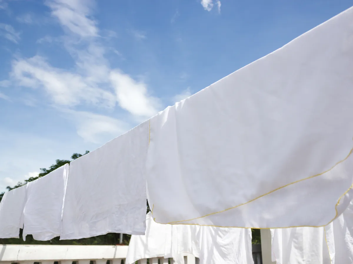 suszenie i prasowanie pieluch tetrowych