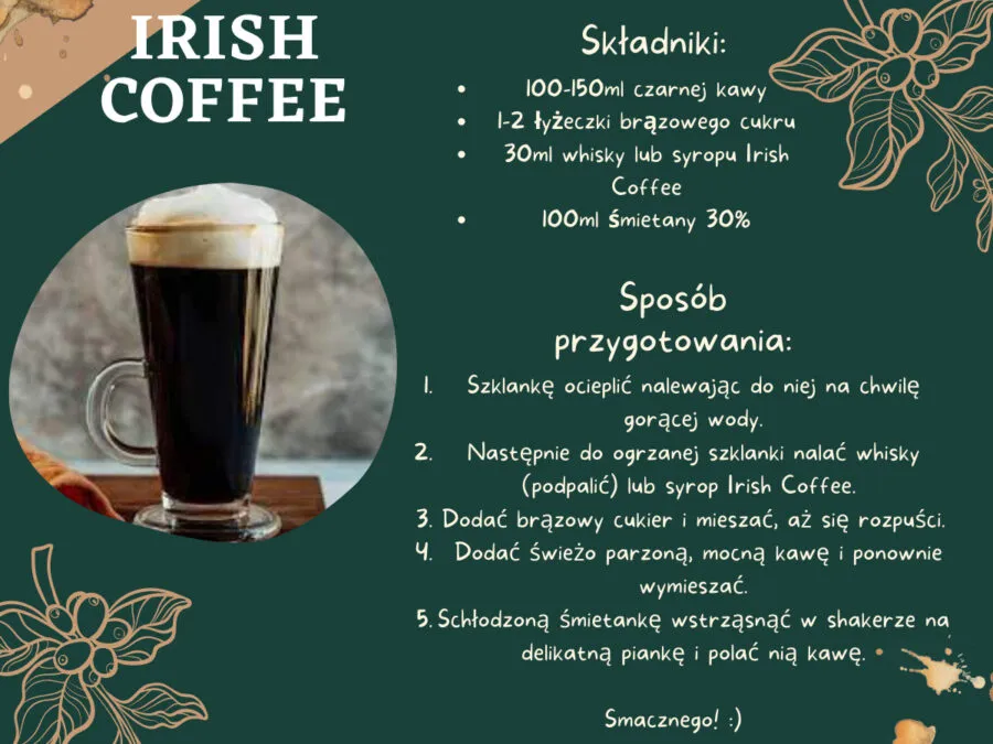 składniki do irish coffee