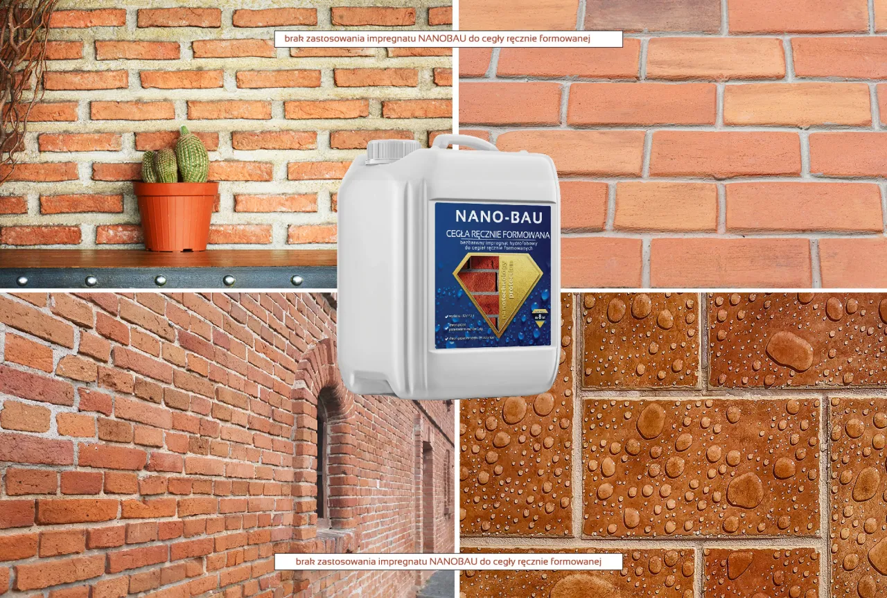 Aplikacja impregnatu na cegłę dekoracyjną