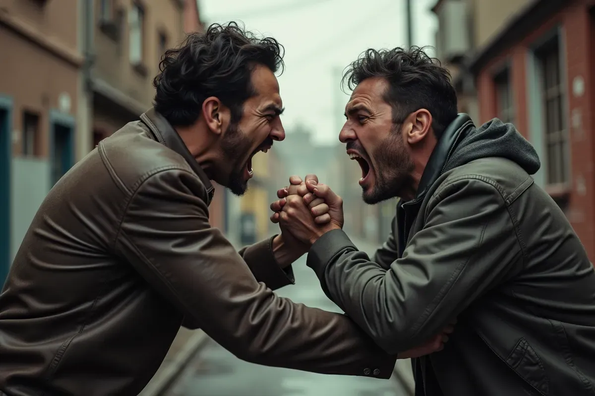 symbolika snu bójka konflikt