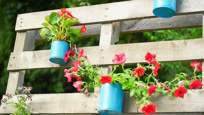 kwiaty do palet na cień