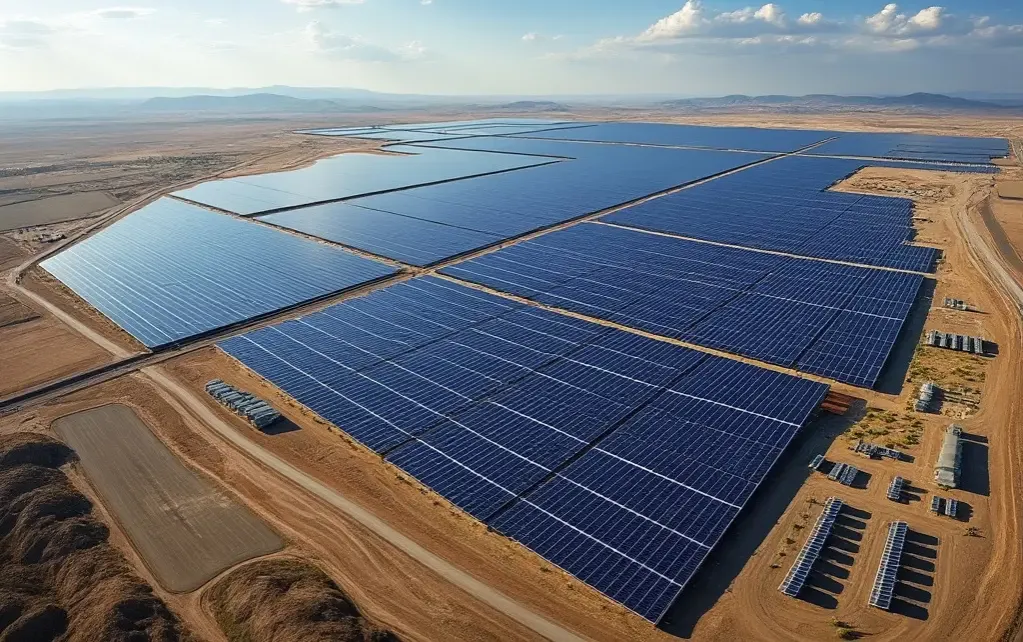 Największe farmy fotowoltaiczne w Europie mapa