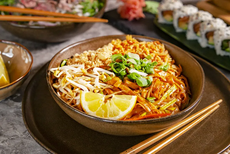Pad Thai na talerzu
