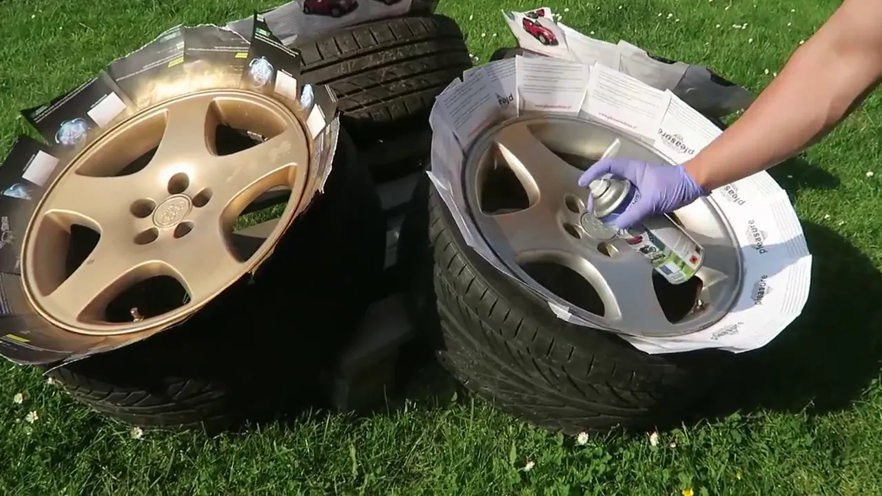 malowanie felg sprayem