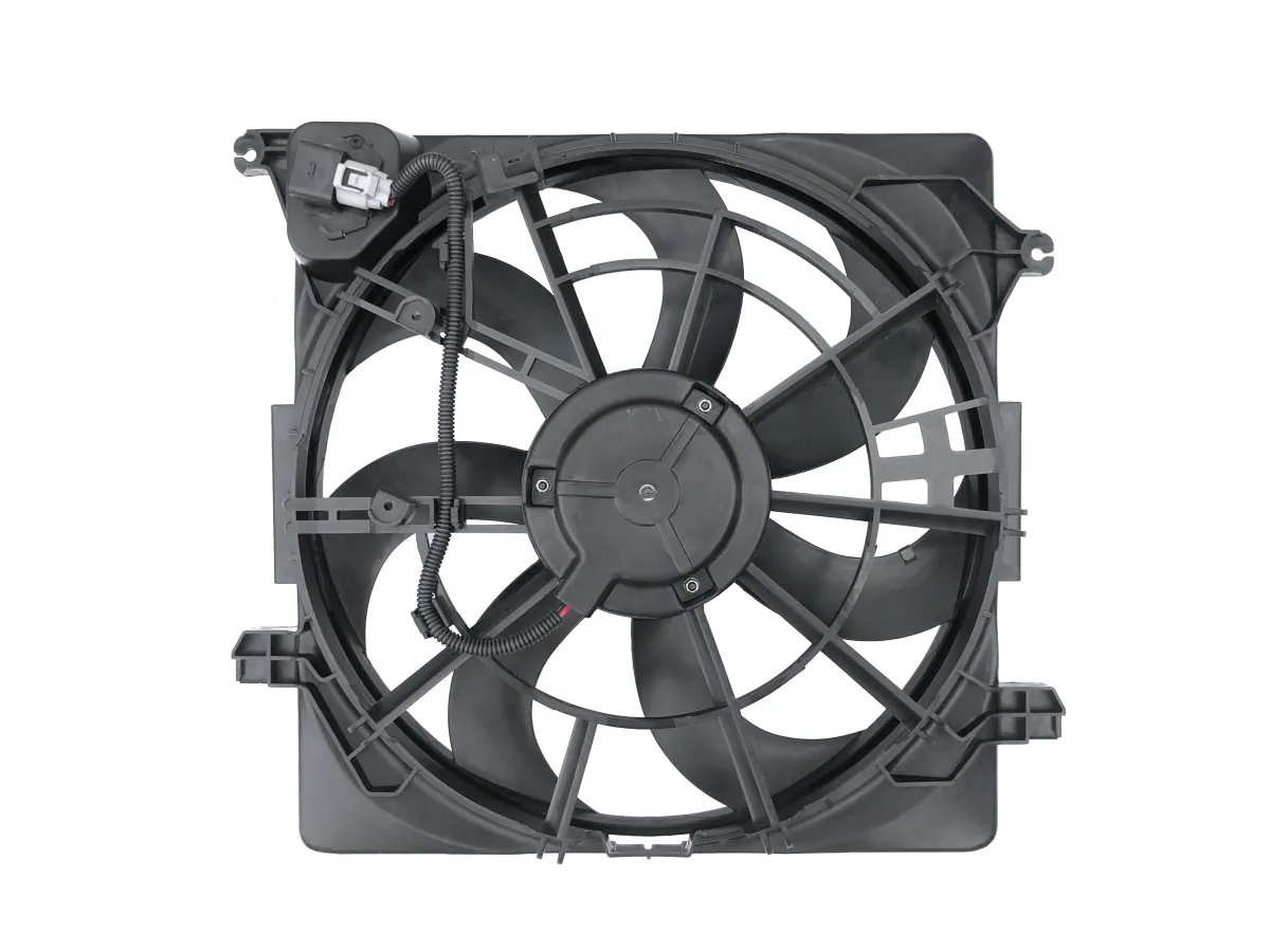 schemat układu chłodzenia silnika, budowa wentylatora chłodnicy