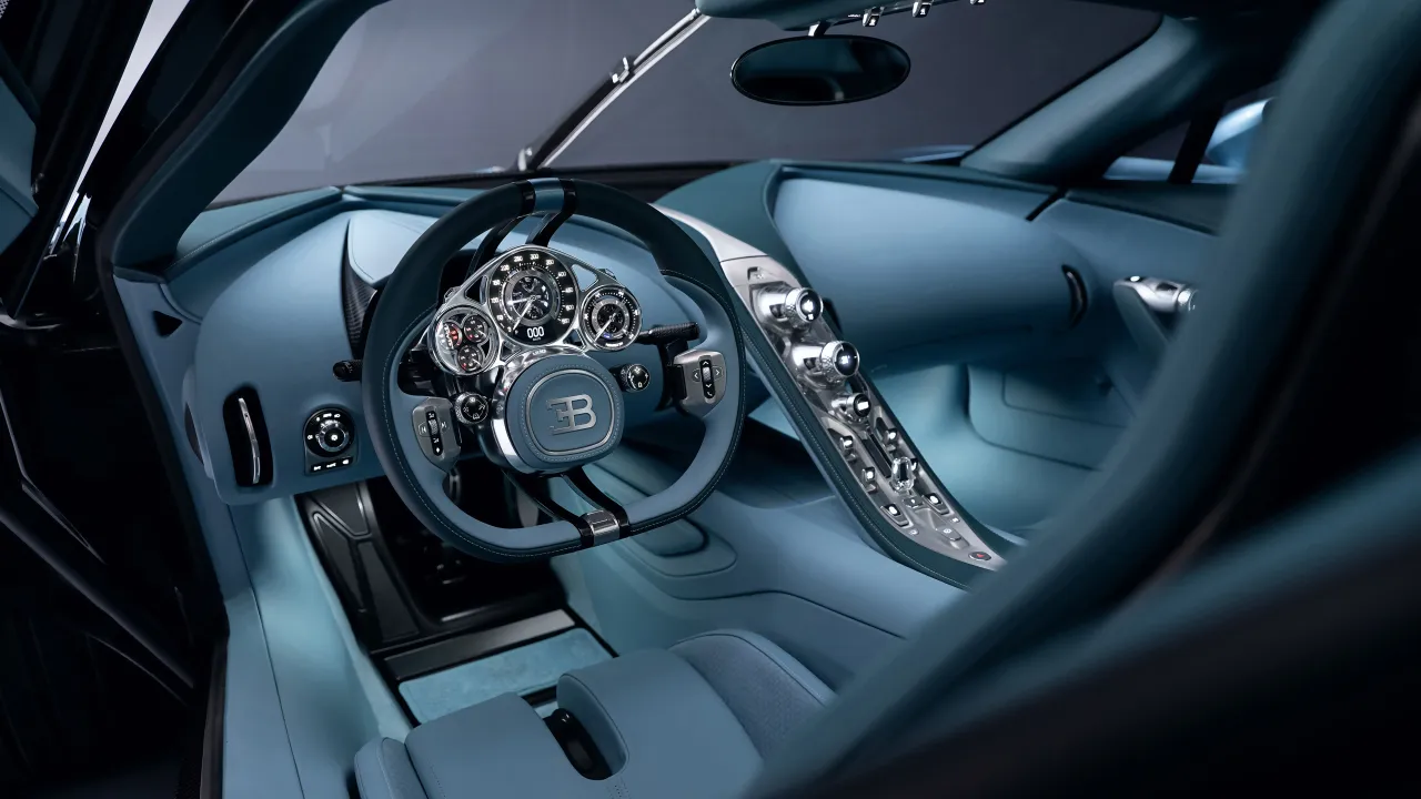 Bugatti Tourbillon interior and exterior