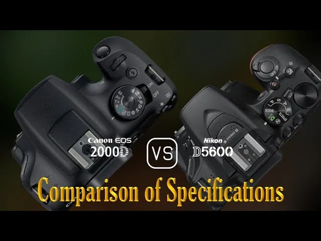 Canon EOS 2000D vs Nikon D5600 vs Canon EOS 250D porównanie