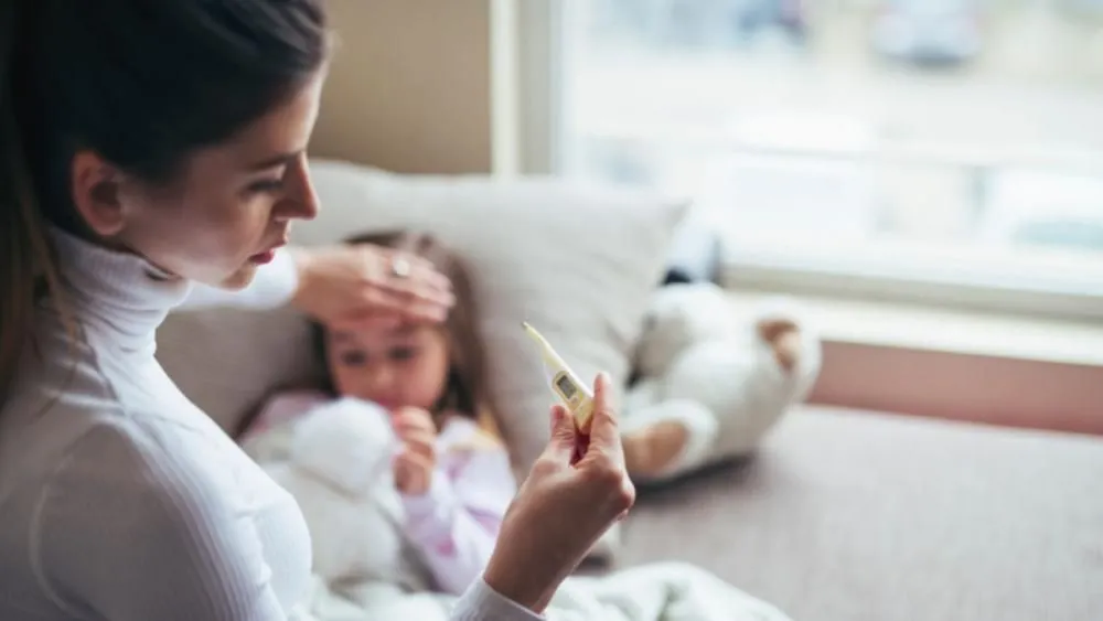 Dziecko z objawami infekcji wymagające pomocy lekarskiej