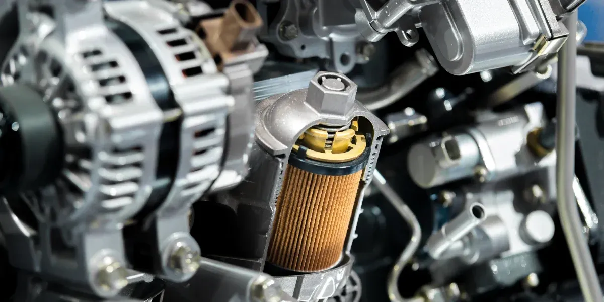 filtre à gazole voiture neuf vs encrassé