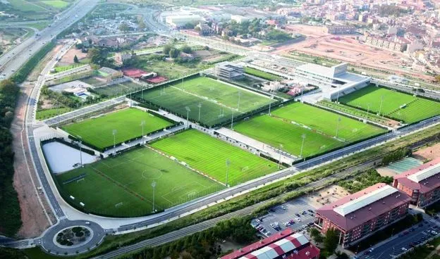 Ciutat Esportiva Joan Gamper vista a&eacute;rea