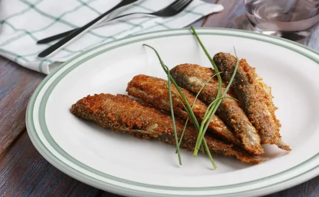 świeża mazurska ryba smażona