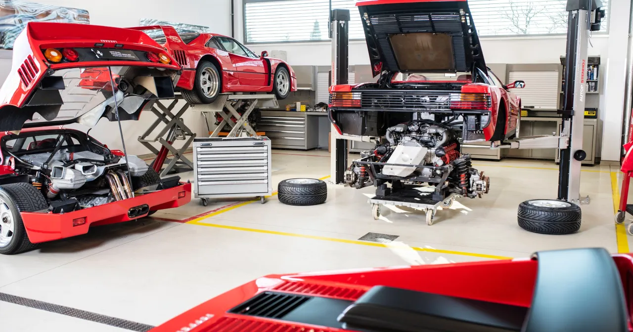 Ferrari w serwisie