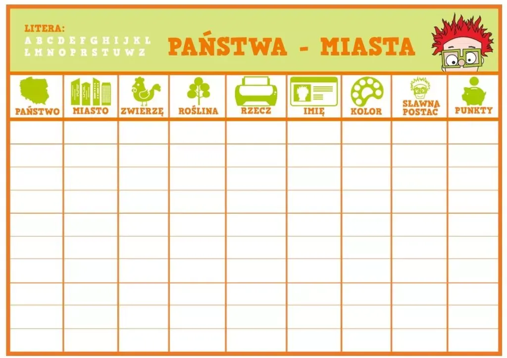 gry logiczne na kartce schematy