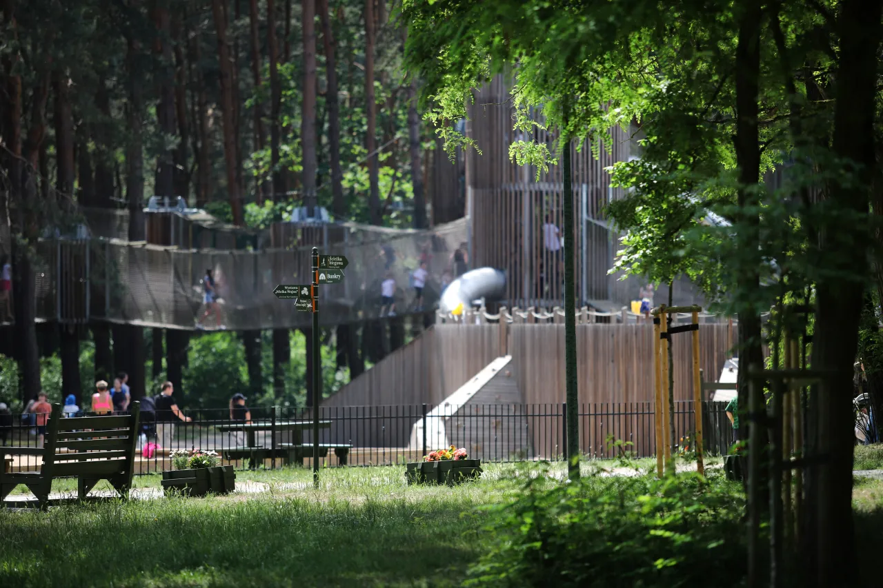 Park Leśny Lubin bunkry muzeum plenerowe