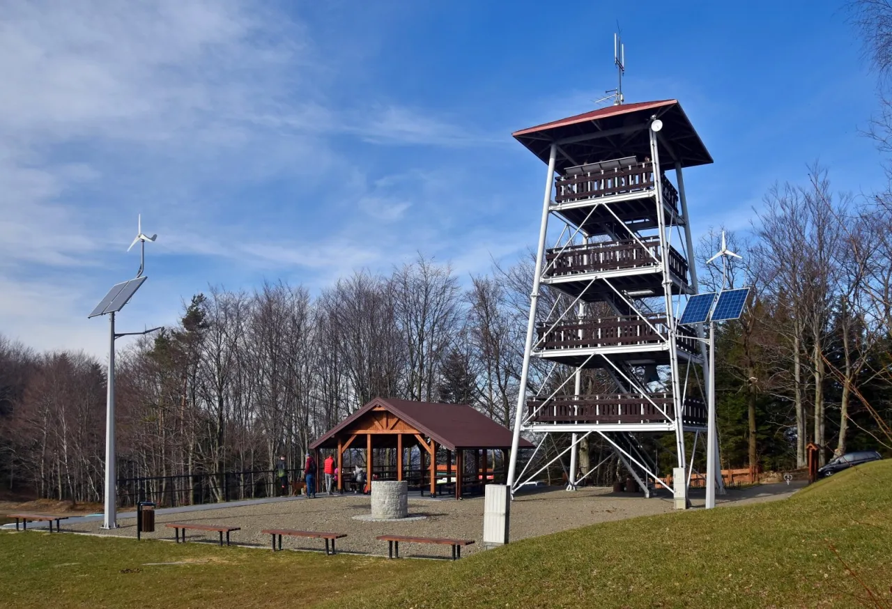 Bacówka PTTK Brzanka widok z zewnątrz