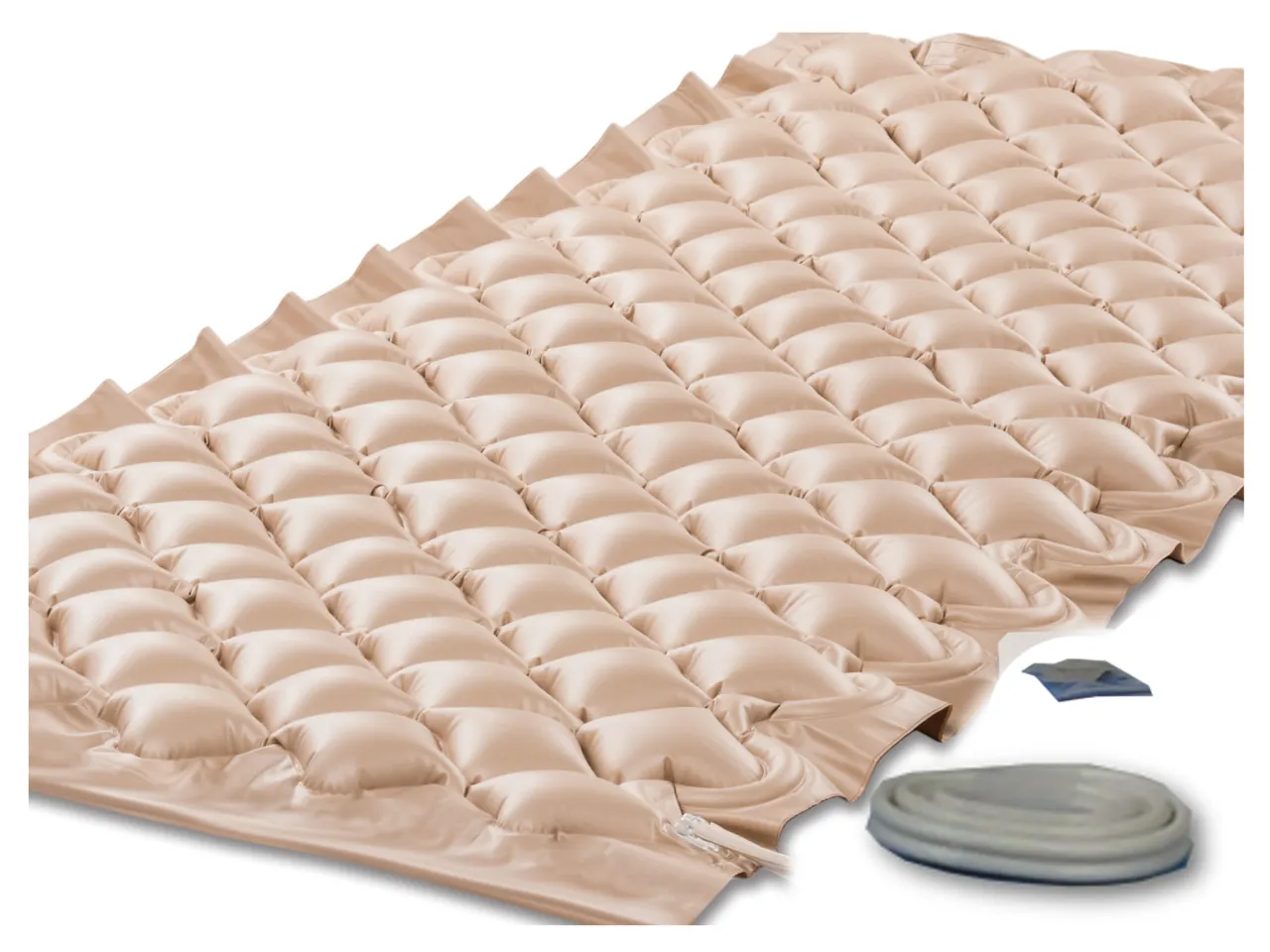 Materac przeciwodleżynowy i poduszki dla seniora