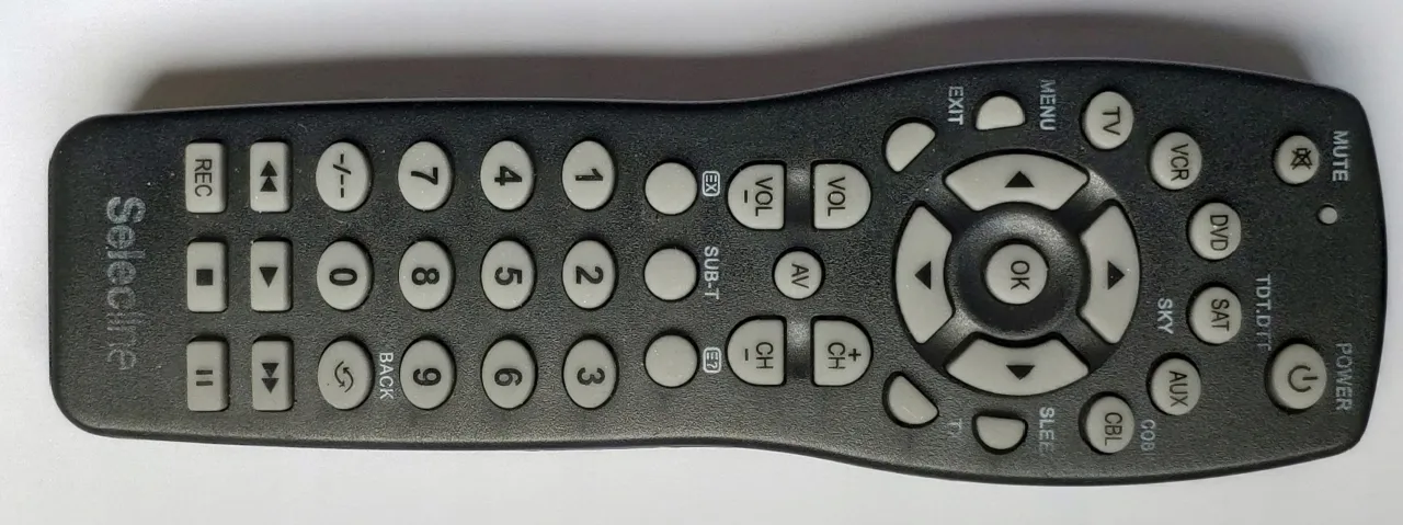 pilot telewizora przycisk sub