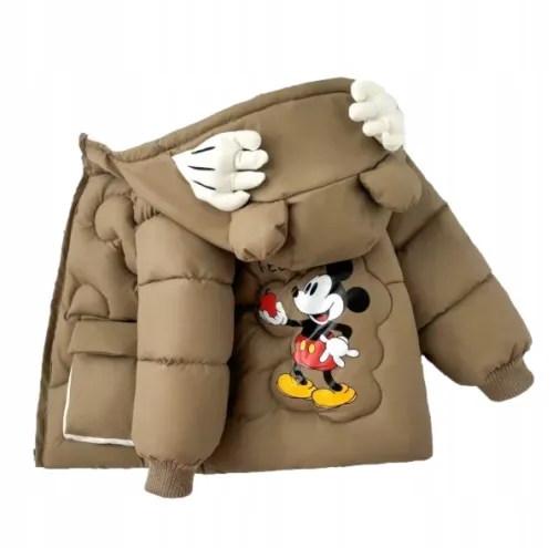 Kurtka zimowa dziecięca Myszka Miki detale