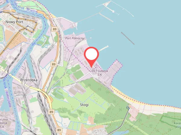Mapa plaż Gdańsk