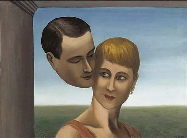Ren&eacute; Magritte Les Amants Gem&auml;lde