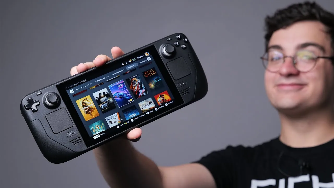 steam deck w rękach