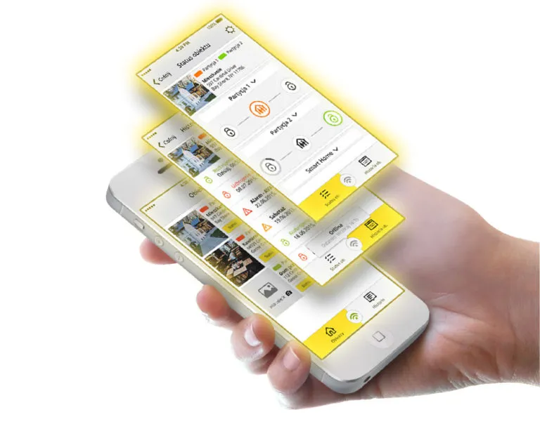 Aplikacja mobilna do zarządzania alarmem