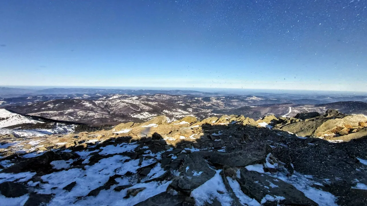 Babia Góra zimą szlak śnieg