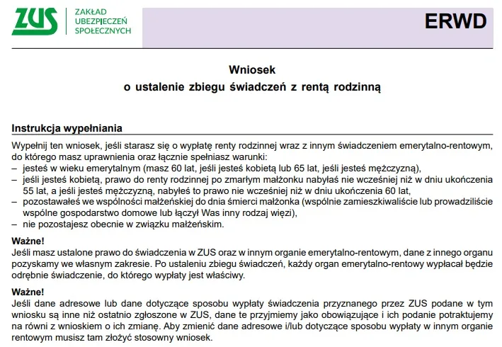 rodzina wspierająca się, renta rodzinna, warunki ZUS