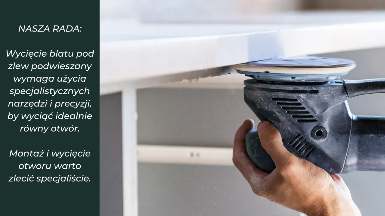 Narzędzia do montażu zlewu