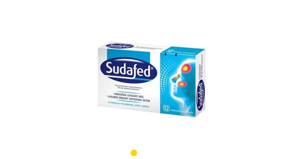 Sudafed opakowanie tabletki