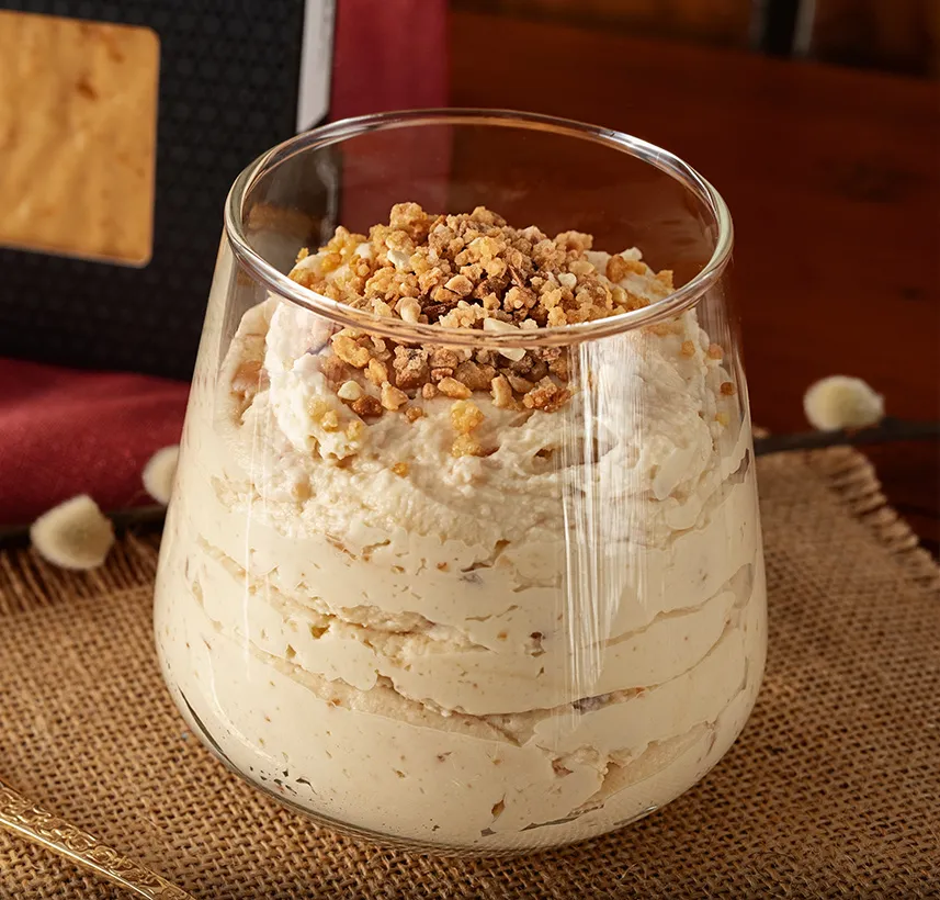 Mousse de turr&oacute;n blando casera