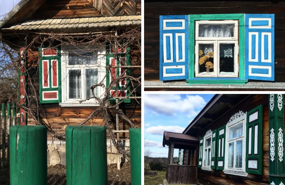 Kraina Otwartych Okiennic drewniane domy