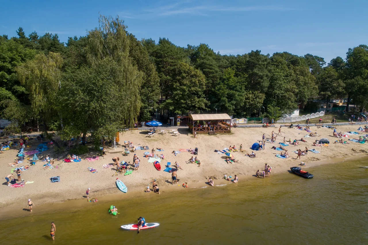 Jezioro Turawskie plaża i sporty wodne