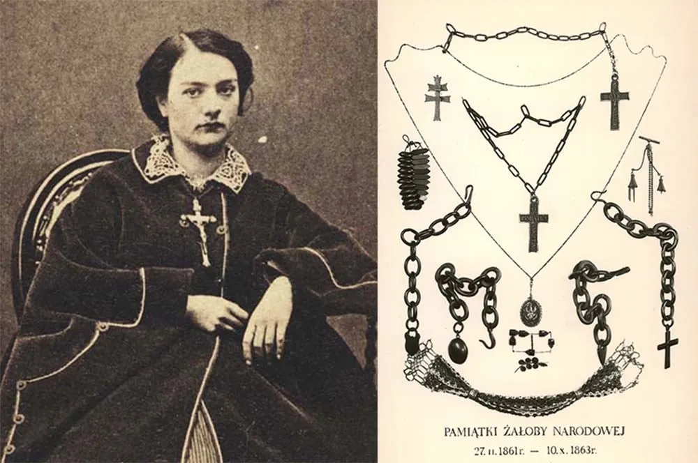 Powstanie styczniowe symbolika żałoby