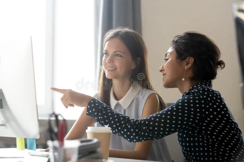 Mentor i stażysta rozmowa