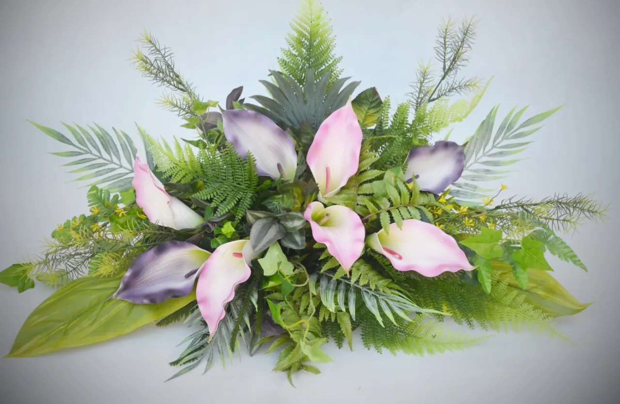 materiały do stroika na cmentarz sztuczne kwiaty