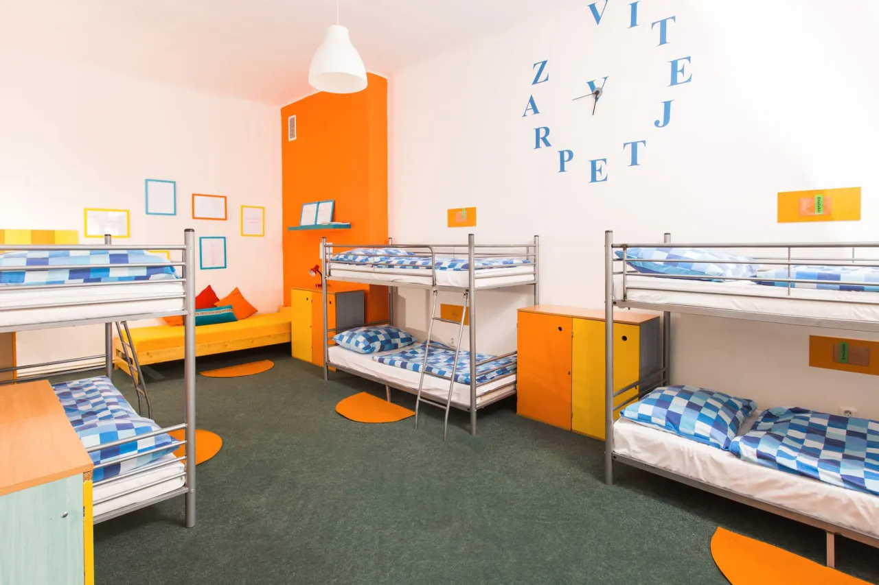 praga hostel wnętrze